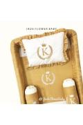 Kingkoil - Kasur Bayi Brown Gold dengan Inisial Baby